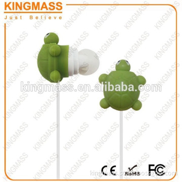 3D Animal shape Silicone Turtle Earphone 2016
